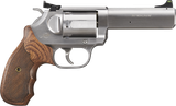 Kimber Mfg, Inc 3400032 K6S Target GFO DA/SA 357 Mag 6 Shot 4" Brushed Stainless Steel Barrel & Cylinder, Brushed Stainless Steel Frame, Diamond Checkering Grip