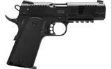 Hammerli Arms 5170502 Forge H1  Compact 22 LR 12+1 4.25" Matte Black Steel Threaded Barrel, Black Cerakote Serrated Slide, Black Aluminum Frame w/Beavertail, Black Polymer Grip