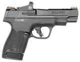 Smith & Wesson 13253 Performance Center M&P Shield Plus 9mm Luger 4" Ported 10+1,13+1 Black Matte Black Armornite Stainless Steel Ported Slide Black Polymer Grip (No Manual) Crimson Trace Red Dot