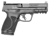 Smith & Wesson 13563 M&P M2.0  Compact 9mm Luger 15+1, 4" Black Armornite Steel Barrel & Optic Cut/Serrated Slide, Matte Black Polymer Frame w/Picatinny Rail