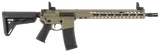 Barrett 17123 REC7 DI Carbine 5.56x45mm NATO 16" 30+1, FDE Rec, Black 6 Position Stock & Grip, Includes Flip-Up Sights