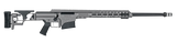 Barrett 18498 MRAD  6.5 Creedmoor 24" 10+1 Tungsten Gray Cerakote Gray Fixed Adjustable Comb Stock Black Polymer Grip Right Hand