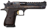 Magnum Research DE50CH Desert Eagle Mark XIX 50 AE 6" 7+1 Color Case Hardened Carbon Steel with Clear Cerakote Frame & Slide Walnut with Engraved Desert Eagle Logo Grip