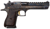 Magnum Research DE50CH Desert Eagle Mark XIX 50 AE 6" 7+1 Color Case Hardened Carbon Steel with Clear Cerakote Frame & Slide Walnut with Engraved Desert Eagle Logo Grip