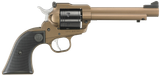 Ruger 2034 Super Wrangler  22  LR/22 WMR 6 Shot 5.50" Bronze Cerakote Steel Barrel & Frame, Black Cylinder, Black Checkered Polymer Grip, Transfer Bar Safety, Exposed Hammer