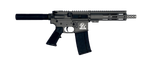 Great Lakes Firearms GL15223SSPTNG AR-15 Pistol 223 Wylde 30+1 7.50" Stainless Barrel, Tungsten Rec, 7" M-LOK Handguard, Buffer Tube (No Brace), Black A2 Grip