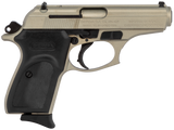 Bersa T380NKL8 Thunder  Micro-Compact Frame 380 ACP 8+1, 3.50" Satin Nickel Steel Barrel, Serrated Steel Slide & Aluminum Frame