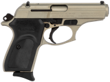 Bersa T380NKL8 Thunder  Micro-Compact Frame 380 ACP 8+1, 3.50" Satin Nickel Steel Barrel, Serrated Steel Slide & Aluminum Frame