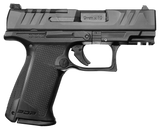 Walther Arms 2871823 PDP F-Series 9mm Luger 10+1 3.50" Black Steel Barrel, Black Optic Ready/Serrated Slide, Black Polymer Frame w/Picatinny Rail, Black Performance Duty Texture Grips, Ambidextrous