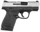 Smith & Wesson 13219 M&P Shield Micro-Compact Frame 9mm Luger 7+1/8+1, 3.10" Black Armornite Stainless Steel Barrel, Cerakote Serrated Aluminum Slide, Matte Black Polymer Frame, Thumb Safety