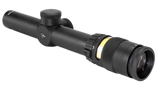 Trijicon 200052 AccuPoint  Black Hardcoat Anodized 1-4x 24mm 30mm Tube Illuminated Amber Triangle Post Reticle