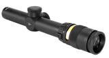 Trijicon 200052 AccuPoint  Black Hardcoat Anodized 1-4x 24mm 30mm Tube Illuminated Amber Triangle Post Reticle