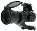 TacFire RD004 1x30 Dual Illuminated Red/Green Dot Sight  Black Anodized 1 x 30 mm 2 MOA Dot