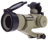 TacFire RD004T 1x30 Dual Illuminated Red/Green Dot Sight  Tan 1 x 30 mm 2 MOA Dot