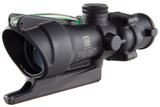 Trijicon 100212 ACOG  4x 32mm Obj 36.80 ft @ 100 yds FOV Matte Black Finish Dual Illuminated Green Donut 22/556 BDC