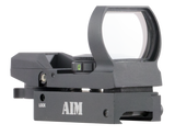 Aim Sports RT4WF1 Reflex Sight Warfare Edition Matte Black 1x 24mm x 34mm Red/Green Multi Reticle