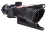 Trijicon 100213 ACOG  Black Hardcoat Anodized 4x32mm Illuminated Red Triangle Post Reticle