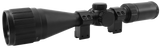BSA AIR412X44A Outlook  Matte Black 4-12x44mm AO 1" Tube Illuminated Red/Green Mil-Dot Reticle