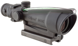Trijicon 100144 ACOG  Black Hardcoat Anodized 3.5x35mm Illuminated Green Chevron .308/7.62 BDC Reticle