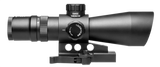 NcStar STP3942GV2 Mark III Tactical Gen 2 Black Hardcoat Anodized 3-9x 42mm Dual (Blue/Green) Illuminated P4 Sniper Reticle