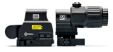 Eotech HHSGRN HHS Green EXPS & G33 Magnifier Matte Black 1x/3x 1.20" x 0.85" 1 MOA Green Dot/68 MOA Ring
