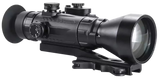 AGM Global Vision 15WP4423484111 Wolverine Pro-4 3AW1 Night Vision Rifle Scope Matte Black 4x70mm Gen 3 Auto-Gated White Phosphor Level 1 Illuminated Red Chevron w/Ballistic Drop Reticle