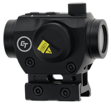 Crimson Trace 1244743 CTS-25  Black 4 MOA Red Dot Reticle, Includes Riser