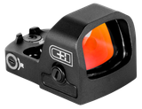 C&H Precision RDEDCRDMRRMSC EDC RMSC Black 1x 3 MOA Red Dot Multi Reticle Reticle RMSc Footprint Mount