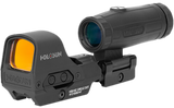 Holosun HE510C-GR/HM3X   Black 1x/3x 0.91x1.26" 2 MOA/65 MOA 2 MOA Green Dot/65 MOA Green Circle Reticle