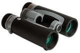 Konus 2349 Prince 10x42mm Bak-4 Prism, Center Focus, Black/Silver Aluminum w/Rubber Armor