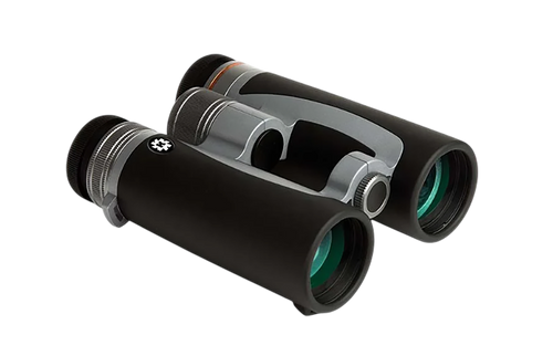 Konus 2348 Prince 8x42mm Bak-4 Prism, Center Focus, Black/Silver Aluminum w/Rubber Armor