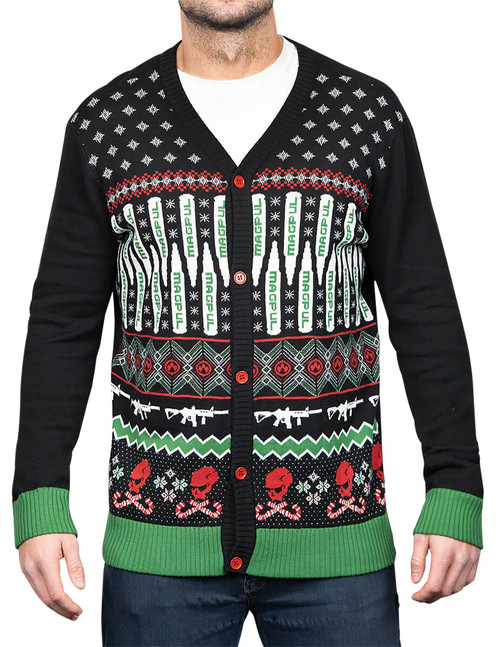 Magpul MAG1198-969-S Krampus Christmas Sweater Multi Color Long Sleeve Small