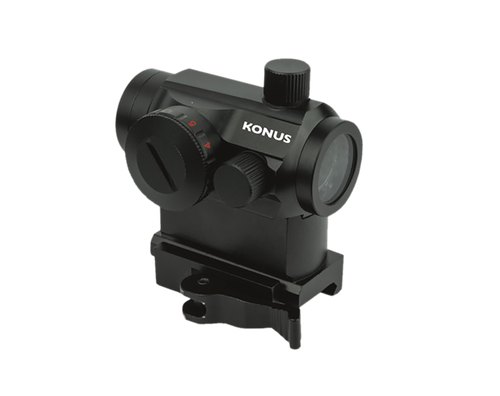 Konus  Pro Nuclear  Matte Black 1x22mm 3 MOA Red/Green Dot Reticle