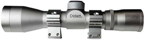 Crickett KSA054S Compact  Silver 4x32mm, Includes Rings