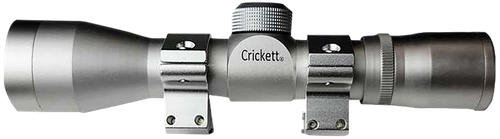 Crickett KSA054S Compact  Silver 4x32mm, Includes Rings