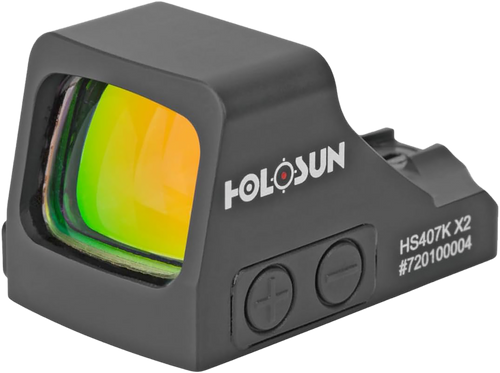 Holosun HE407K-GD-X2   Black 6 MOA Gold Dot Reticle