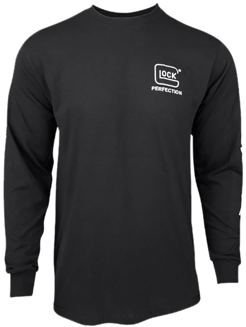Glock AP96102 Perfection Long Sleeve Tee Black Pre-Shrunk Cotton Long Sleeve 2XL