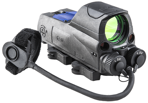 Meprolight USA 0687703 MOR PRO  Black 1 x 30 mm 2.2 MOA Dot/Bullseye Reticle Red & IR Laser