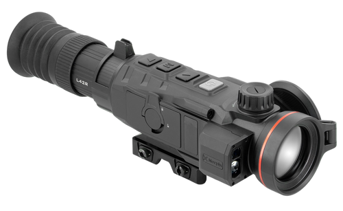 Nocpix RICO2L42R RIco 2 L48R LRF Thermal Weapon Sight Black 4x42mm Multi- 1 DIY/1 Dynamic/6 Static Reticle, 384x288, 12 Microns, 60 Hz Resolution, Zoom Digital 4x
