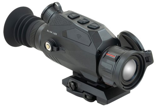 Nocpix SLIML25 Slim L25 Matte Black 25mm Multi- 1 DIY/1 Dynamic/6 Static Reticle 384x288, 12 Microns, 50 Hz Resolution