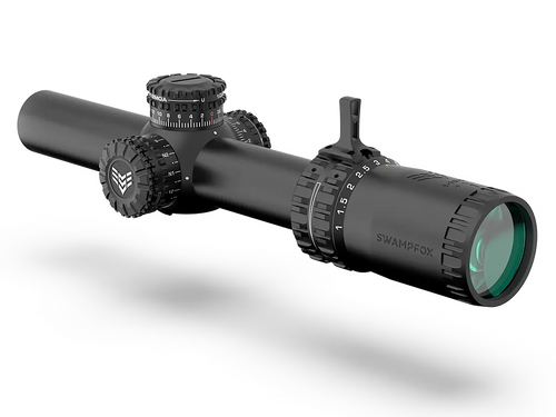 Swampfox Optics ARH11024GB Arrowhead  Black 1-10x 24mm 30mm Tube Guerrilla Dot BDC Reticle