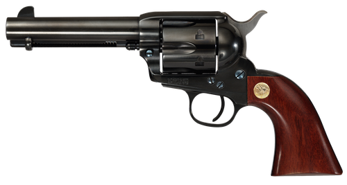 Cimarron MP400B1402 Pistoleer  357 Mag 6 Shot, 4.75" Blued Rifled Steel Barrel, Cylinder, Backstrap & Frame, Walnut Grip
