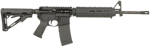 Aero Precision APCR640435 AR15  5.56x45mm NATO 30+1 16" Mid-Length Barrel, Black, Magpul Furniture, Drop-In Handguard, CTR Stock, MOE Grip, A2 Front Sight
