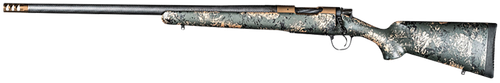 Christensen Arms 8010620800 Ridgeline FFT 6.5 PRC 3+1 20" Carbon Fiber/Threaded Barrel, Burnt Bronze Cerakote, Green with Black/Tan Accents Stock, Left Hand