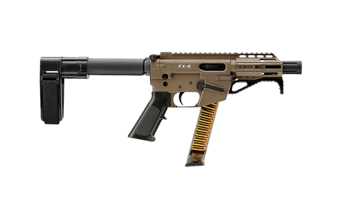 FREEDOM ORDNANCE FX9P4SBM-FDE FX9P  9mm Luger 4" Flat Dark Earth