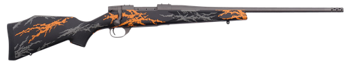 Weatherby VYH65CMR2B Vanguard Compact Hunter 6.5 Creedmoor 4+1 20", Tungsten Gray Barrel/Rec, Black w/Gray & Orange Sponge Accents Monte Carlo Stock, Accubrake Muzzle Brake