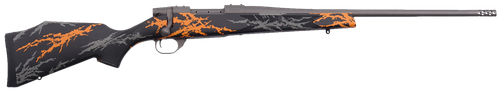 Weatherby VYH223RR2B Vanguard Compact Hunter 223 Rem 5+1 20", Tungsten Gray Barrel/Rec, Black w/Gray & Orange Sponge Accents Monte Carlo Stock, Accubrake Muzzle Brake