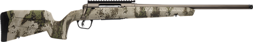 Savage Arms 32301 Axis 2 Pro Compact 223 Rem 4+1 20" Gun Metal Bronze Cerakote Heavy Threaded Barrel & Picatinny Rail Carbon Steel Receiver, Fixed Woodland Camo Synthetic Stock, Right Hand