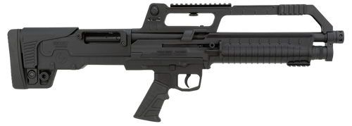 Escort HEBA41180001 BullTac SA 410 Gauge Semi-Auto 3" 5+1 18" Black Stainless Steel Barrel, Black Aluminum/Polymer Receiver w/Picatinny Rail, Black Bullpup Synthetic Stock, Black Grip
