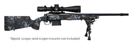 Horizon Firearms RF017S392214T19 Vandal Prime 7MM PRC 22" Black Spiral Fluted Threaded Barrel, Drilled & Tapped Receiver, Textured Iota EKO Carbon Fiber Stock